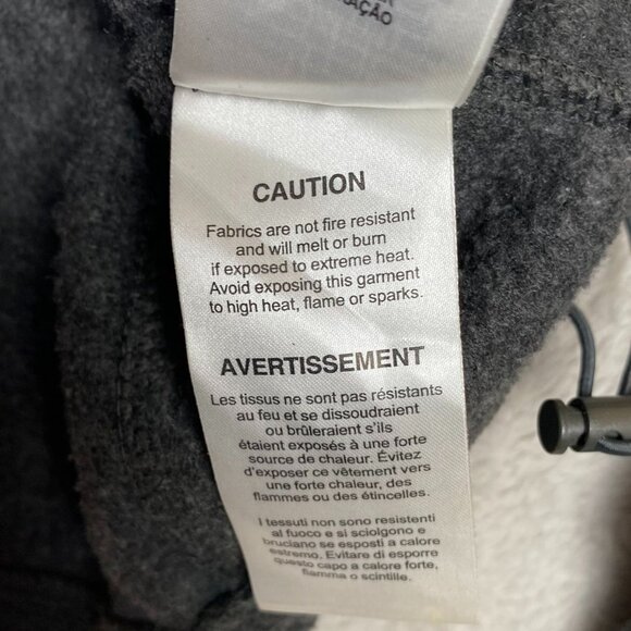 Columbia Mens Jacket Large Full-Zip Fleece Stand Collar Gray Outdoors Cozy - Picture 9 of 12